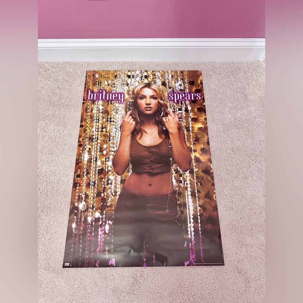 Britney Spears Poster Oops! I Did It Again Album Cover & Fantasy Perfume